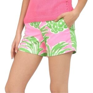 Lilly Pulitzer Pink and Green Women's Shorts